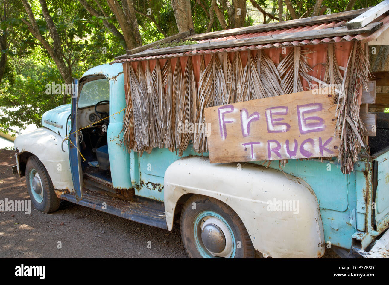 Alten Pick-up Truck zum Verkauf Maui Hawaii Stockfoto