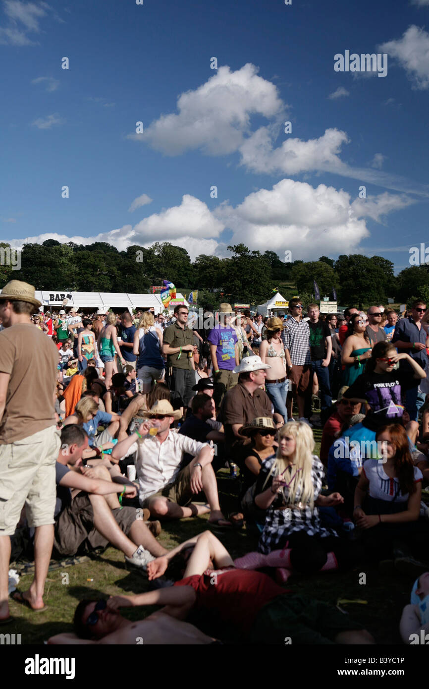 Big Chill Festival Eastnor Castle Deer Park Herefordshire 2008 Stockfoto