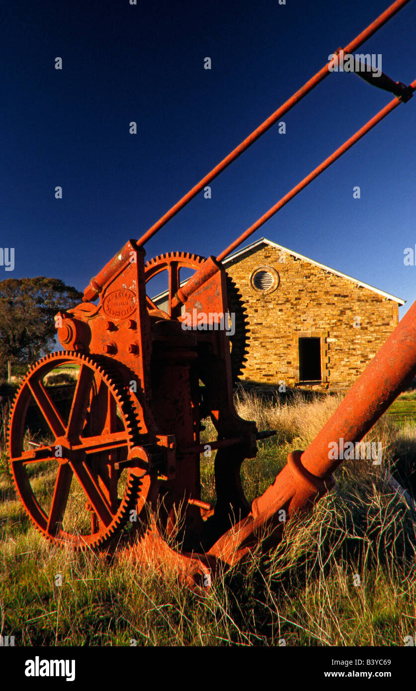 Stillgelegte Gleisanschluss, South Australia Stockfoto