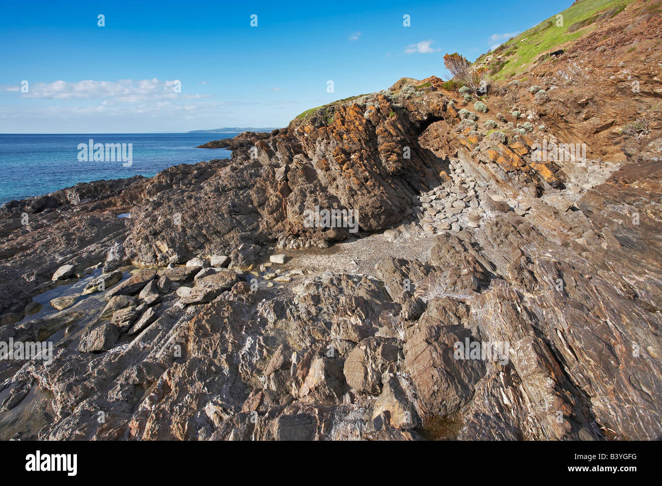 Coastal Felsformationen Stockfoto