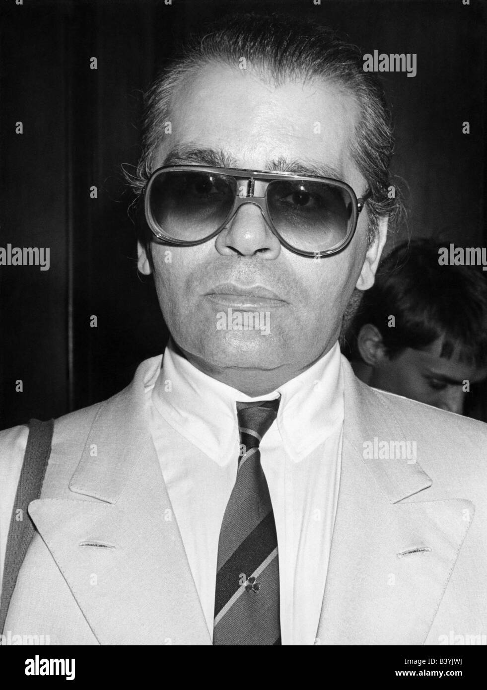 Lagerfeld, Karl, * 10.9.1938, deutscher Modedesigner, Porträt, 1982, Stockfoto