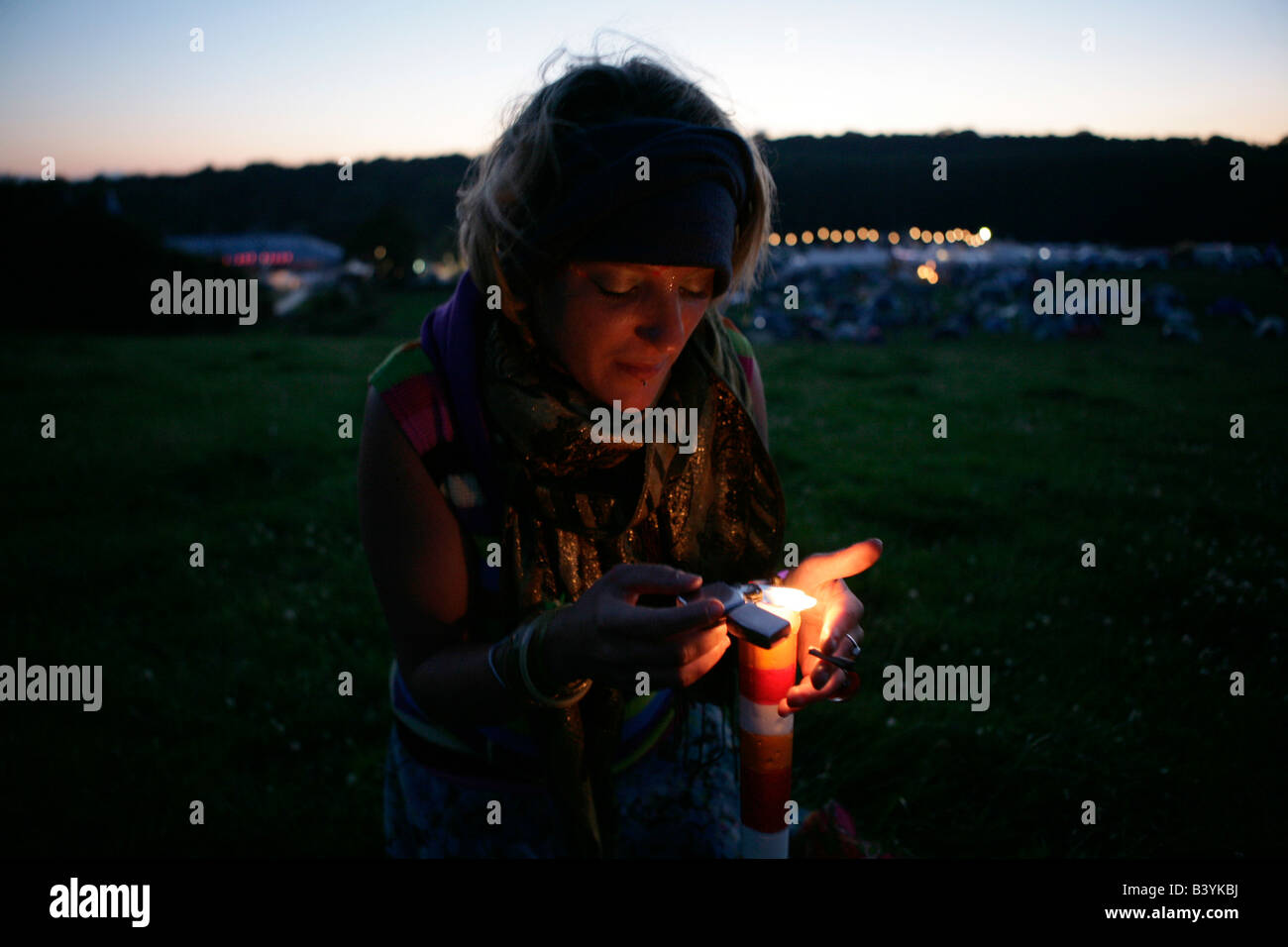 Big Chill Festival Eastnor Castle Deer Park Herefordshire 2008 Stockfoto