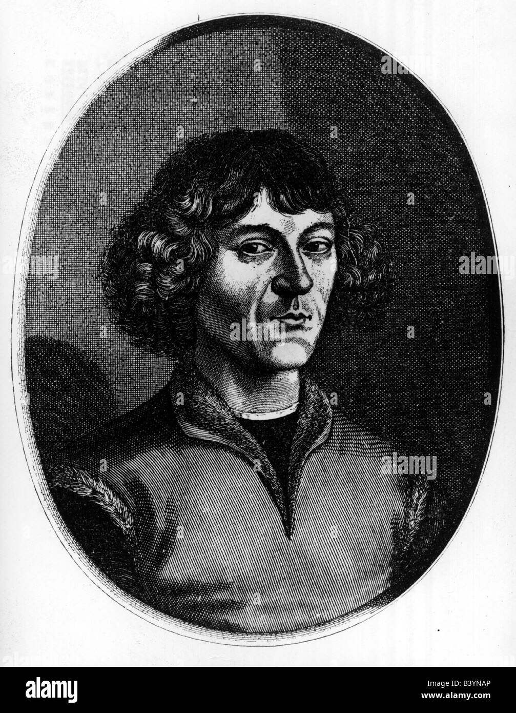 Kopernikus, Nicolaus, 19.2.1473 - 24.5.1543, polnischer Astronom, Porträt, nach zeitgleicher Gravur, 18. Jahrhundert, Stockfoto