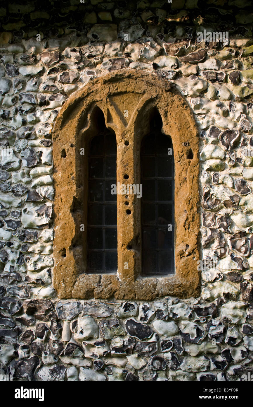 Eine alte Kirchenfenster Stockfoto