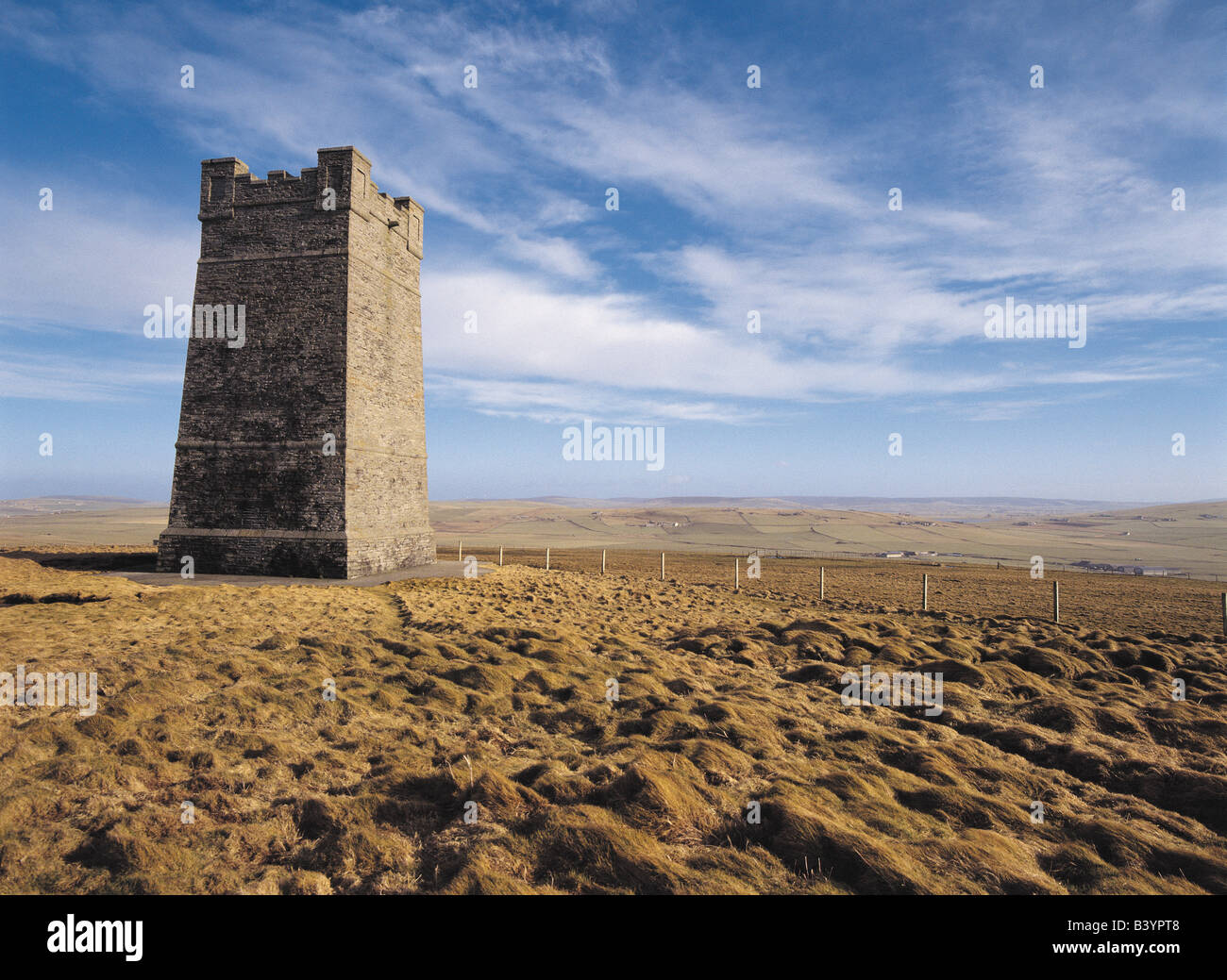 Dh Kitchener Memorial MARWICK KOPF ORKNEY Schottland Denkmal Weltkrieg eine Schottische Highland Landschaft hms Hampshire Stockfoto