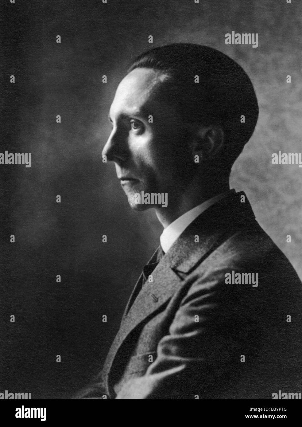 Goebbels, Joseph, 29.10.1897 - 1.5.1945, deutscher Politiker (NSDAP), Porträt, 1920er Jahre, Stockfoto