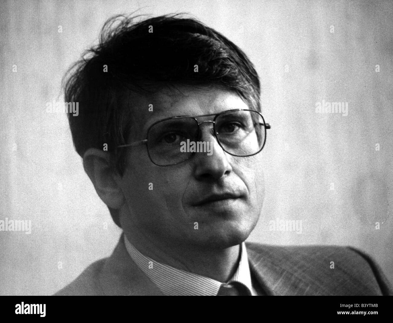 Klitzing, Klaus von, * 28.6.1943, deutscher Wissenschaftler (Physiker), Porträt, auf Nobelpreisträgerkonferenz, Lindau, 1988, Stockfoto