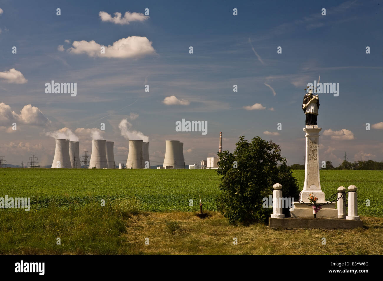 Kernkraftwerk Bohunice Stockfoto