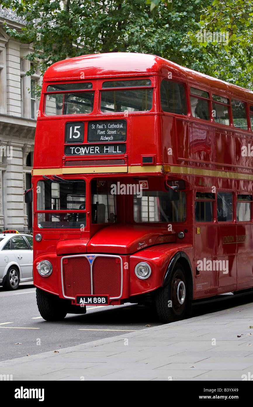 London-Bus Stockfoto