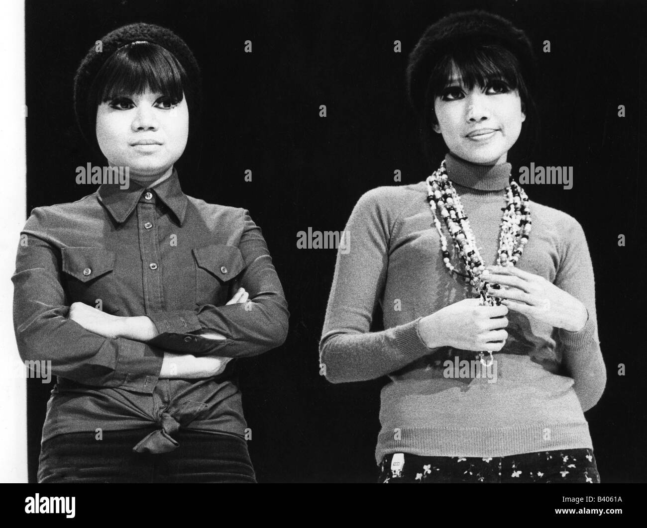 Les Humphries Singers, Popmusikband, zwei linke Sänger, 1972, Stockfoto