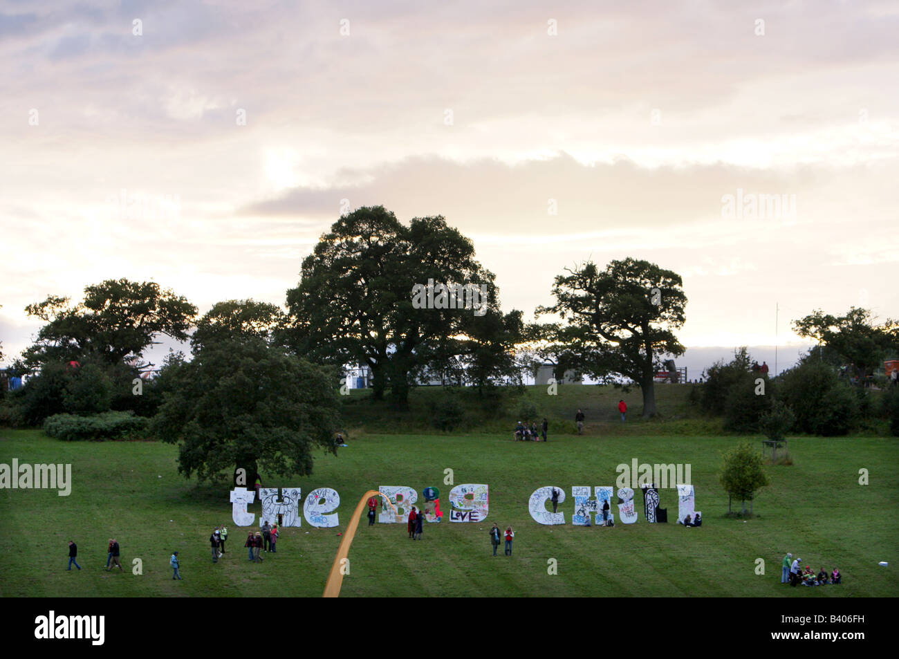 Big Chill Festival Eastnor Castle Deer Park Herefordshire 2008 Stockfoto