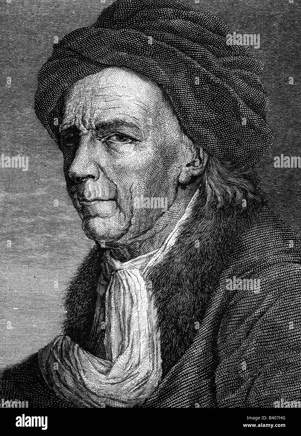 Euler, Leonhard, 15.4.1707 - 7.9.1783, Schweizer Mathematiker und Physiker, Porträt, Stich nach dem Gemälde von J. Darbes, 1778, Wissenschaftler, Professor, 18. Jahrhundert,, Artist's Urheberrecht nicht gelöscht werden Stockfoto