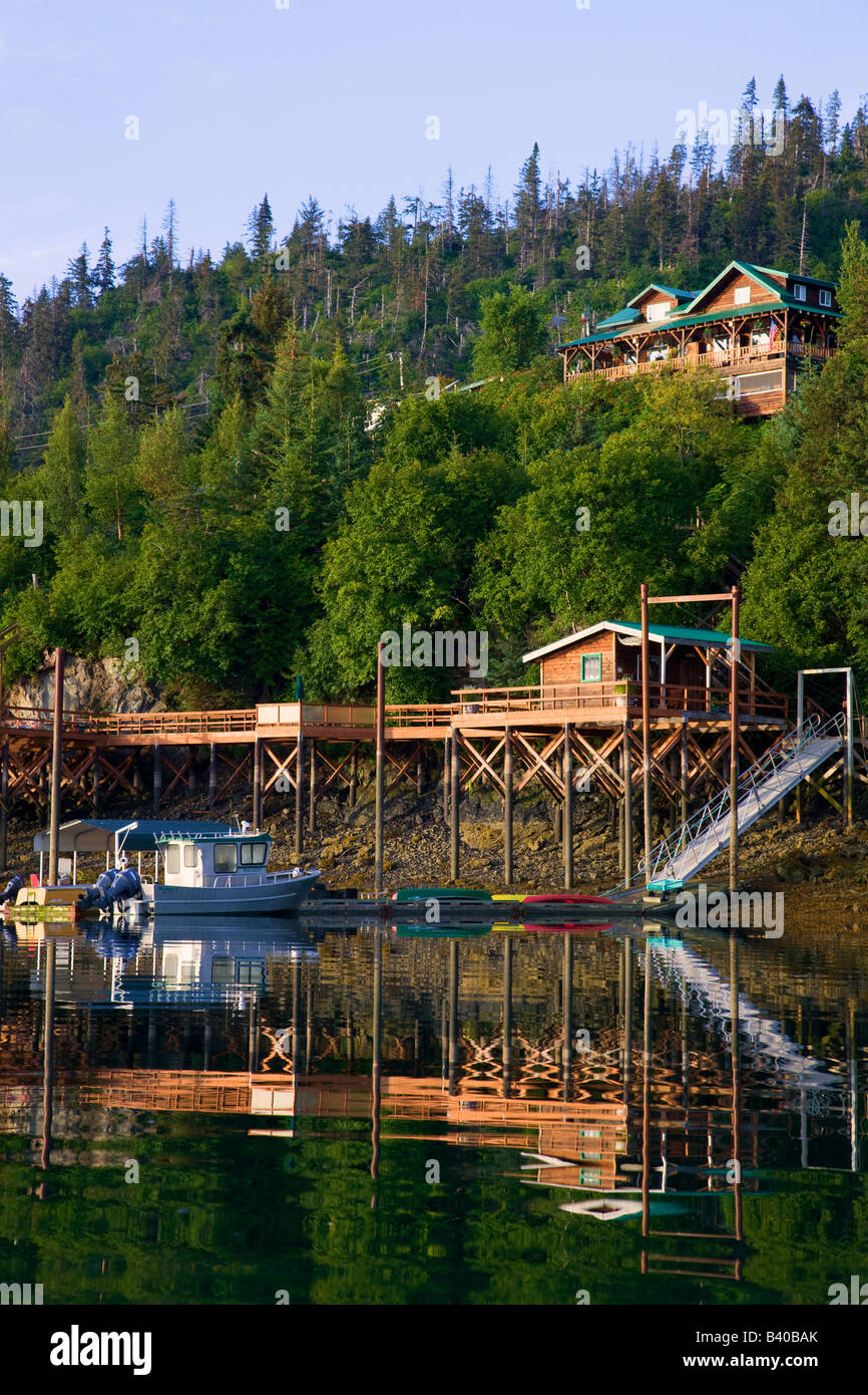 Halibut Cove Kachemak Bay in der Nähe von Homer Alaska Stockfoto
