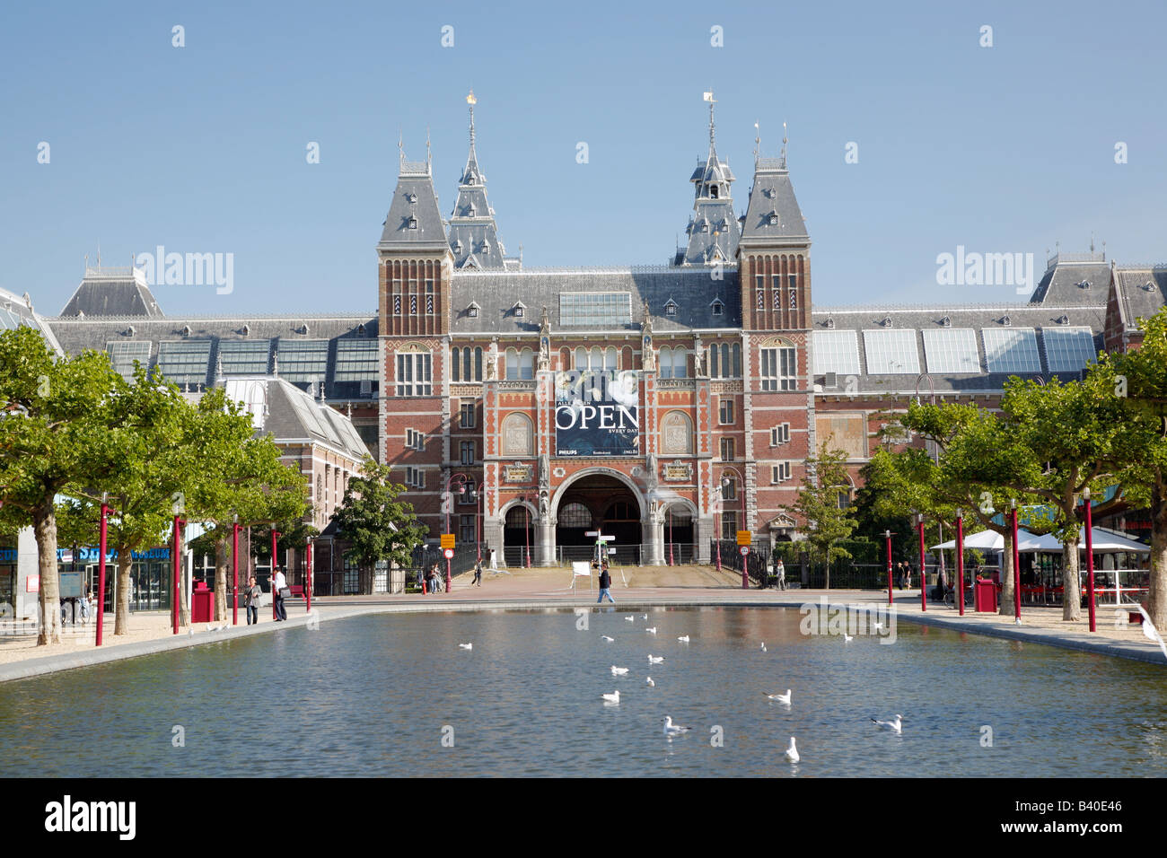 Rijksmuseum, Amsterdam, Niederlande Stockfoto