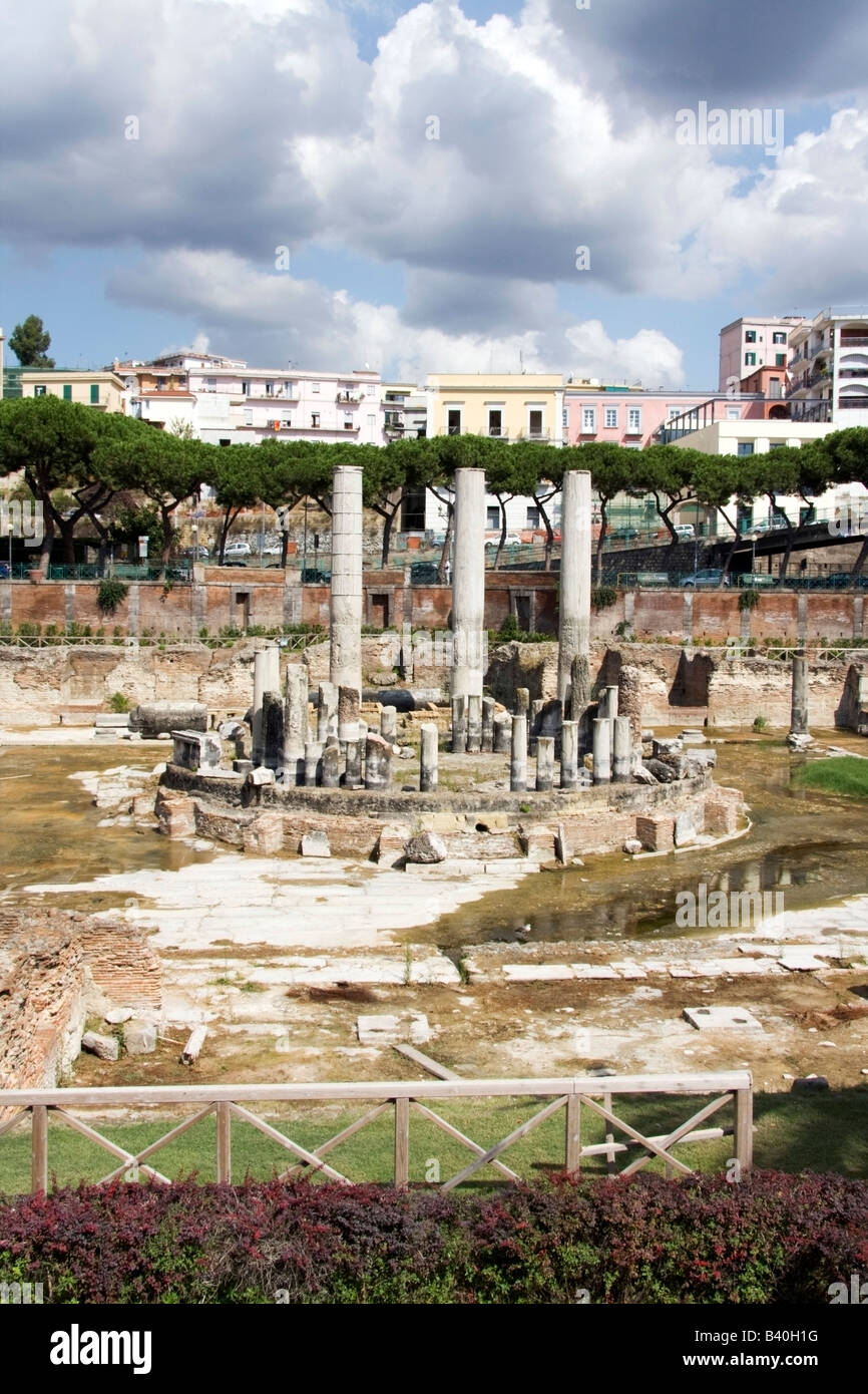Seraphide römischen Tempel (Macellum) Tempel Pozzuoli, Puteoli, Neapel, Kampanien Stockfoto