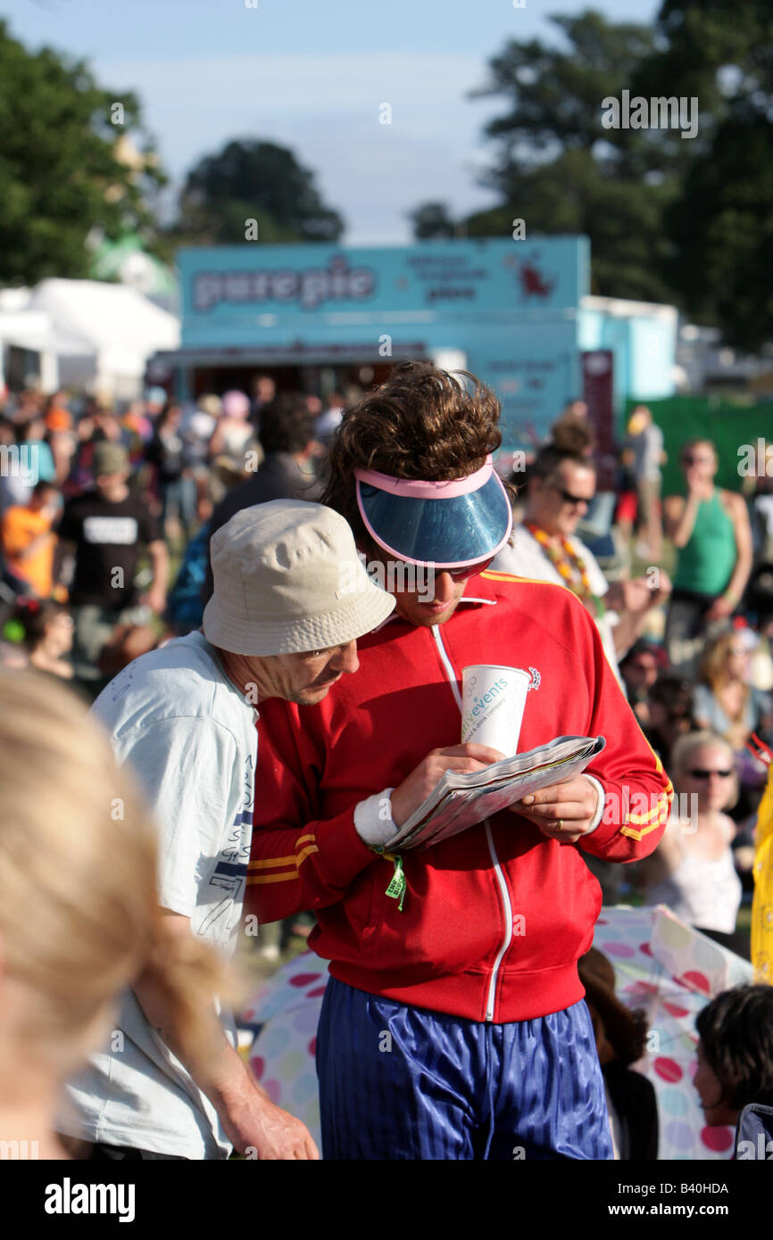 Big Chill Festival Eastnor Castle Deer Park Herefordshire 2008 Stockfoto