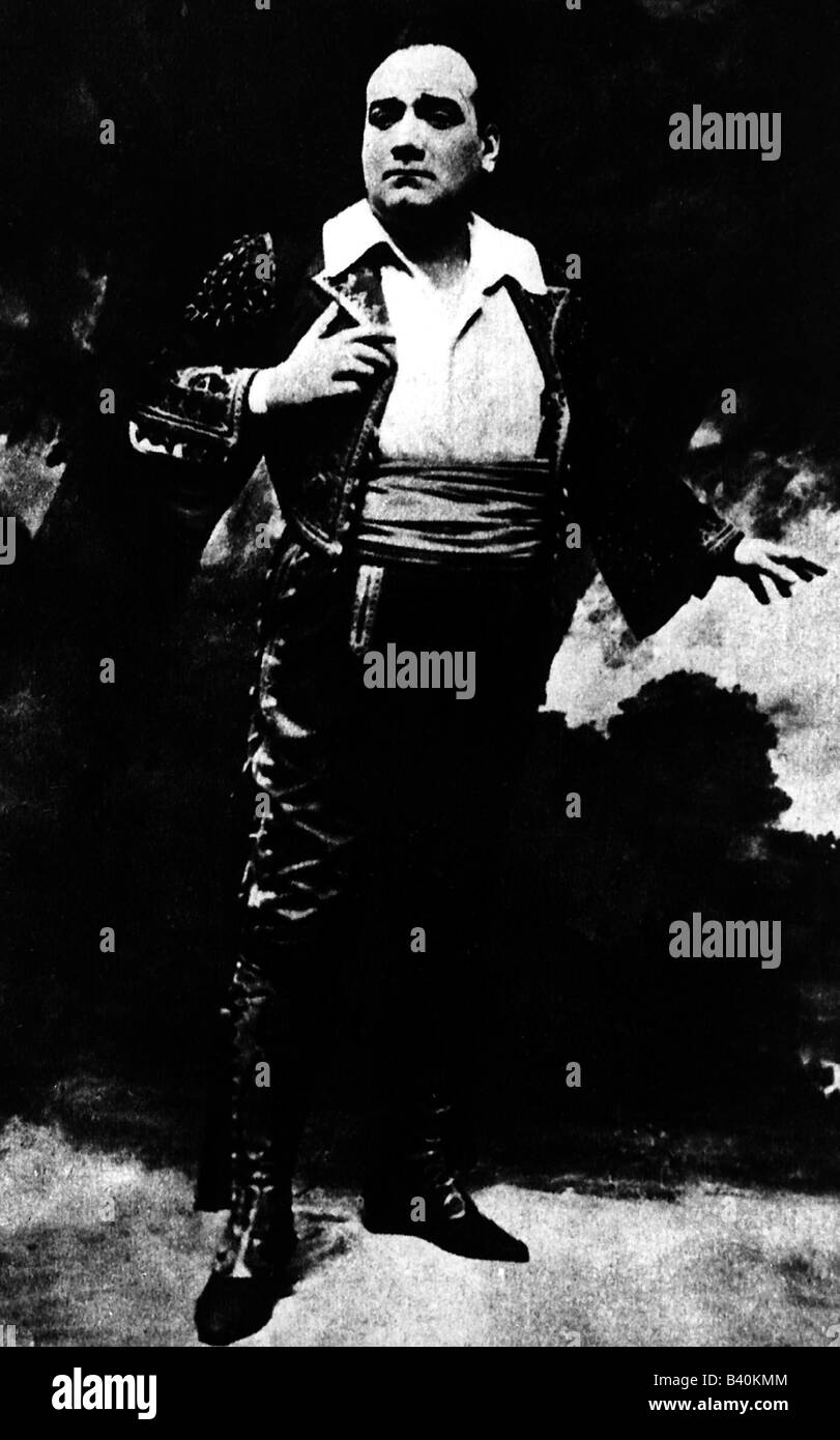 Caruso, Enrico, 27.2.1873 - 2.8.1921, italienische Sängerin, in der Oper 'Carmen' von George Bizet, Stockfoto