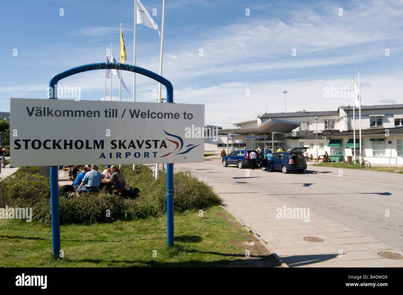 Stockholm skavsta airport swedish ryanair Fotos und Bildmaterial in