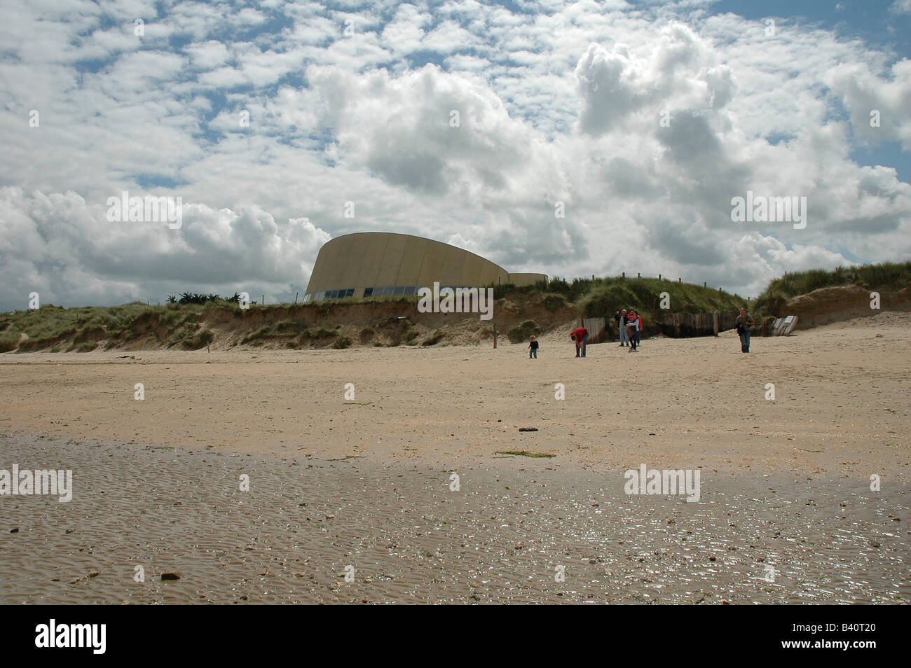 Ohama Beach Normandie Frankreich Stockfoto