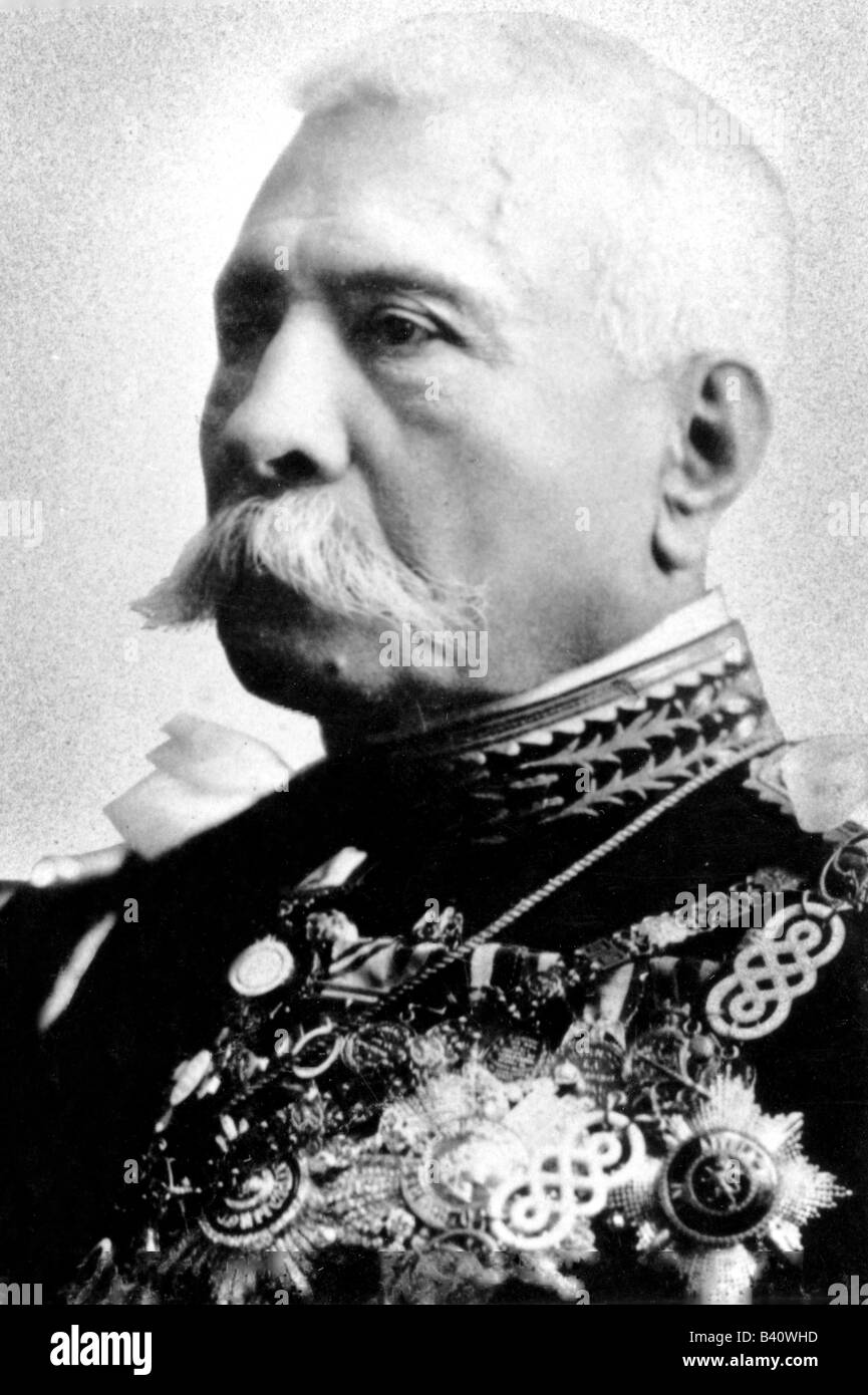 Porfirio Diaz Mori, Jose de la Cruz, 15.9.1830 - 2.7.1915, mexikanischer General & Politiker, präsident 29.11.1876 - 30.11.1880 & 1.12.1880-255.1911, Stockfoto