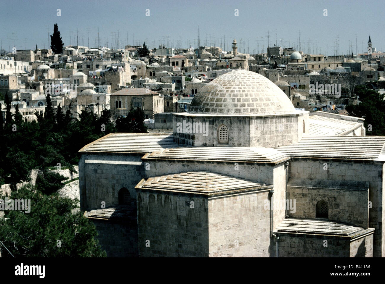 Geographie/Reise, Israel, Jerusalem, Altstadt, Blick in westlicher Richtung, UNESCO, Weltkulturerbe, Stockfoto