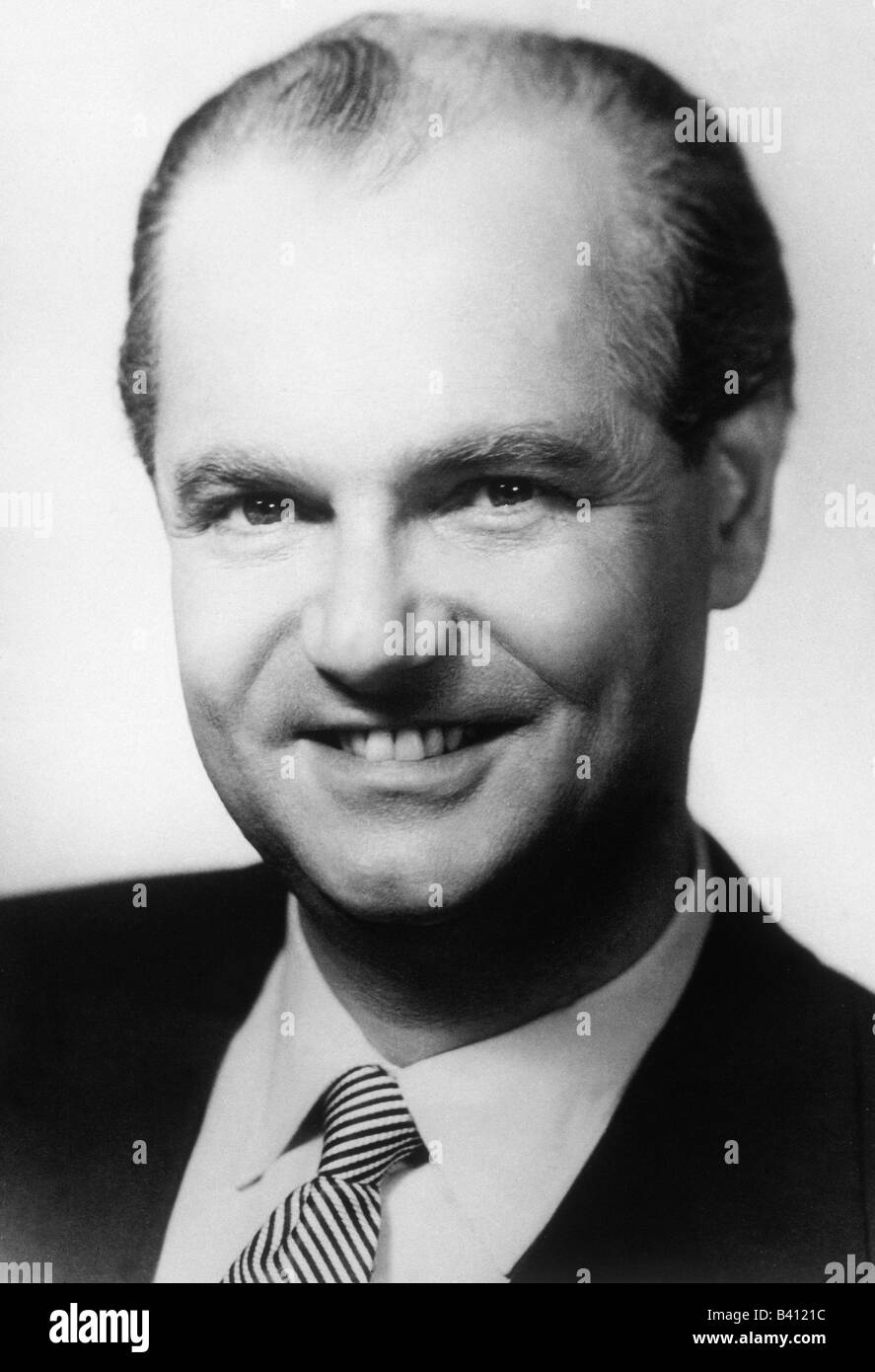 Anders, Peter, 1.7.1908 - 10.9.1954, deutscher Sänger (Oper/Tenor), Porträt, 1950er Jahre, Stockfoto