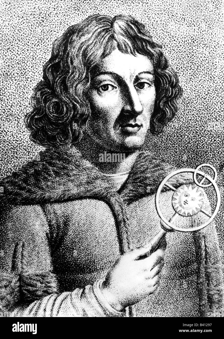Kopernikus, Nicolaus, 19.2.1473 - 24.5.1543, polnischer Astronom, Porträt, späte Gravur, Stockfoto
