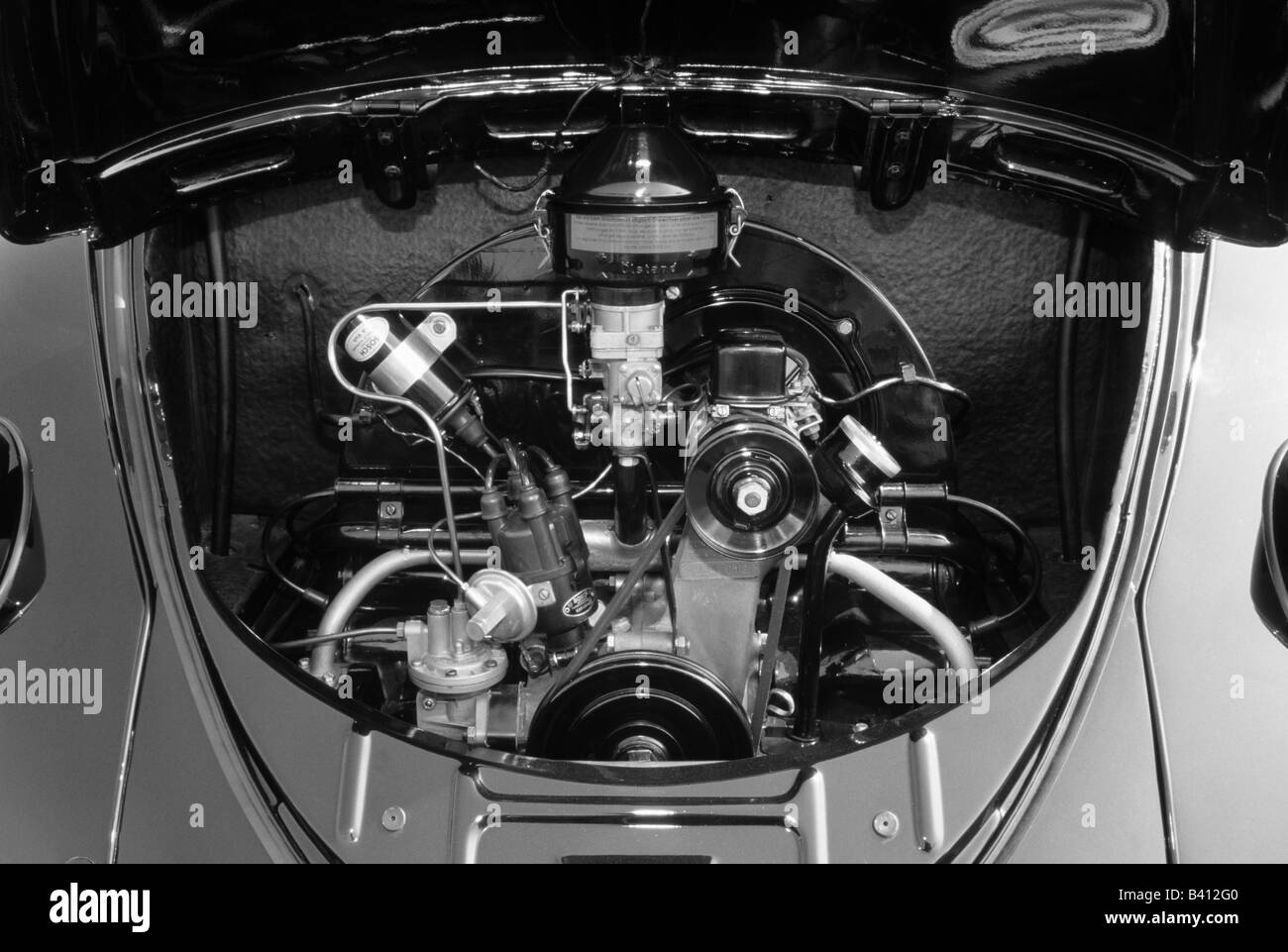 Volkswagen Käfer 1200 von 1959. 1192cc.  Auto classic Automotor Stockfoto