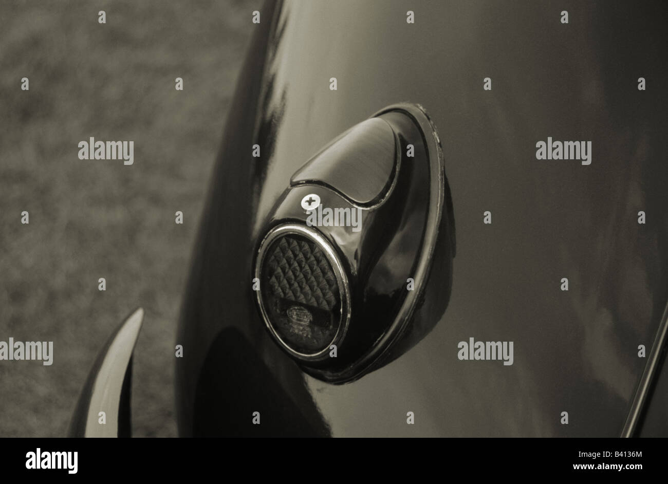 VW Käfer von 1955. Auto Auto classic Rücklicht Stockfoto