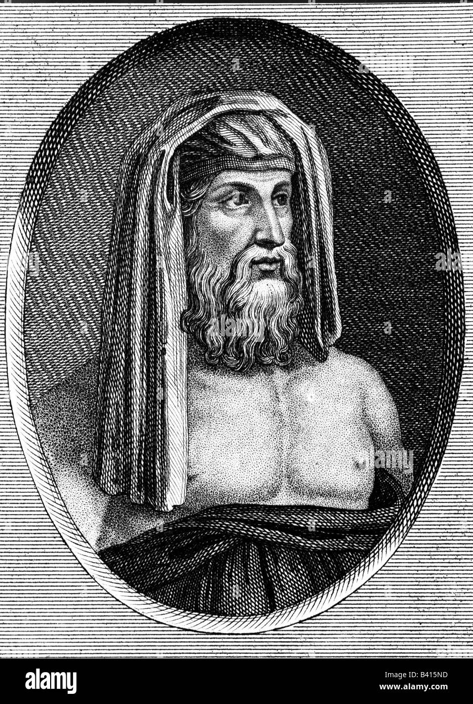Diogenes von Sinope, 412 - 323 V.CHR., griechischer Philosoph, halbe Länge, Kupferstich, nach gleichzeitigen Bild, 18. Jahrhundert, Artist's Urheberrecht nicht gelöscht werden Stockfoto