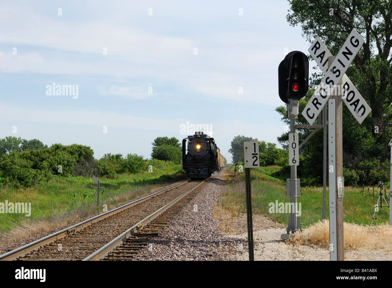 Historischen Union Pacific Dampflok #844 Stockfoto