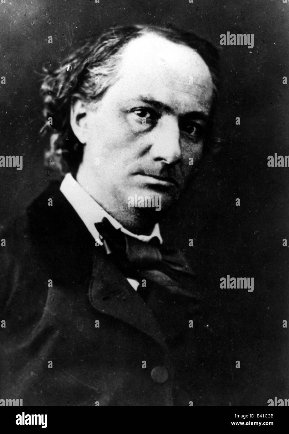 Baudelaire, Charles, 9.4.181 - 31.8.1867, französischer Autor/Schriftsteller, Dichter, Porträt, Stockfoto