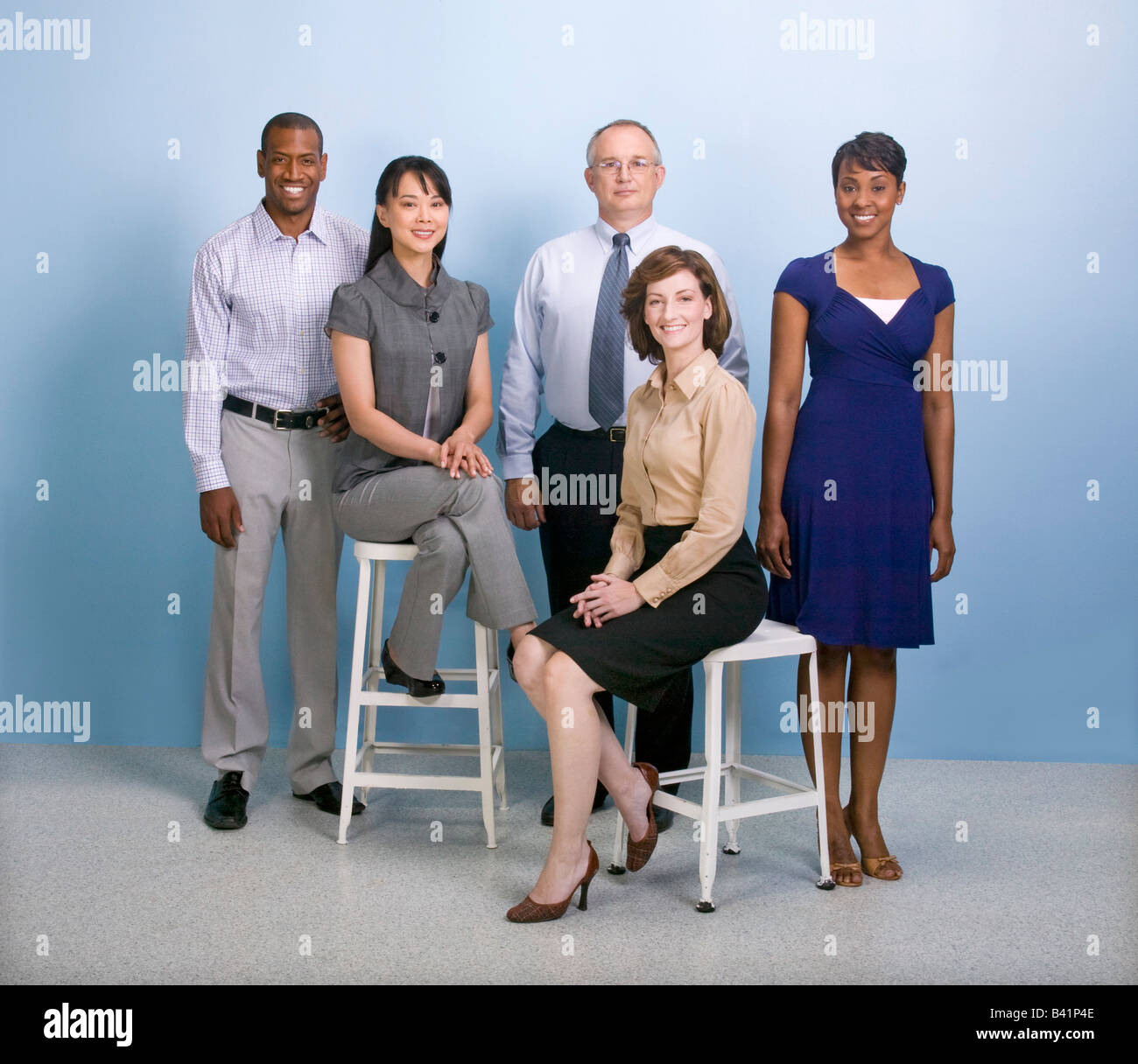 Gruppe von Menschen Stockfoto