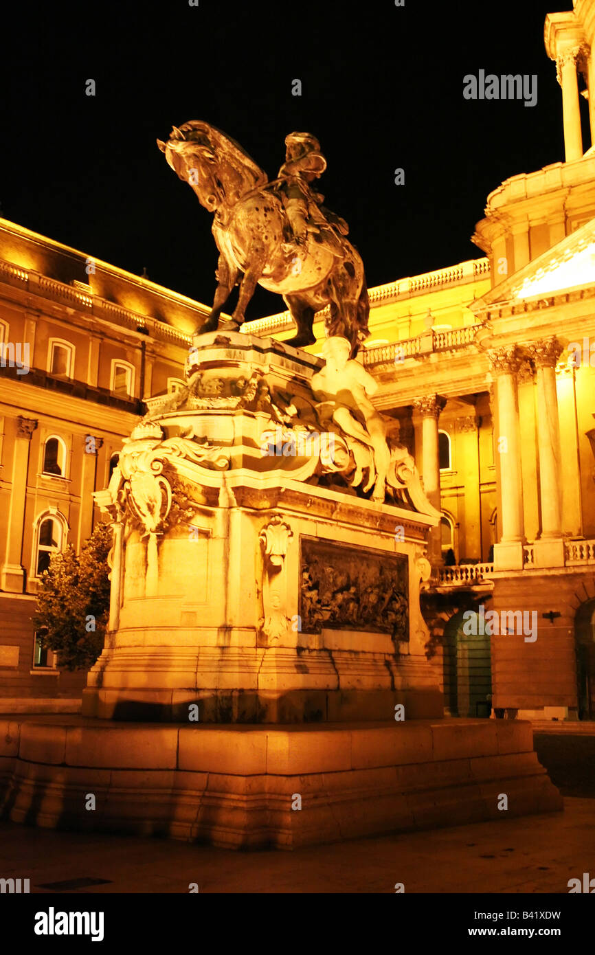 König Palast Ungarn Budapest Stockfoto