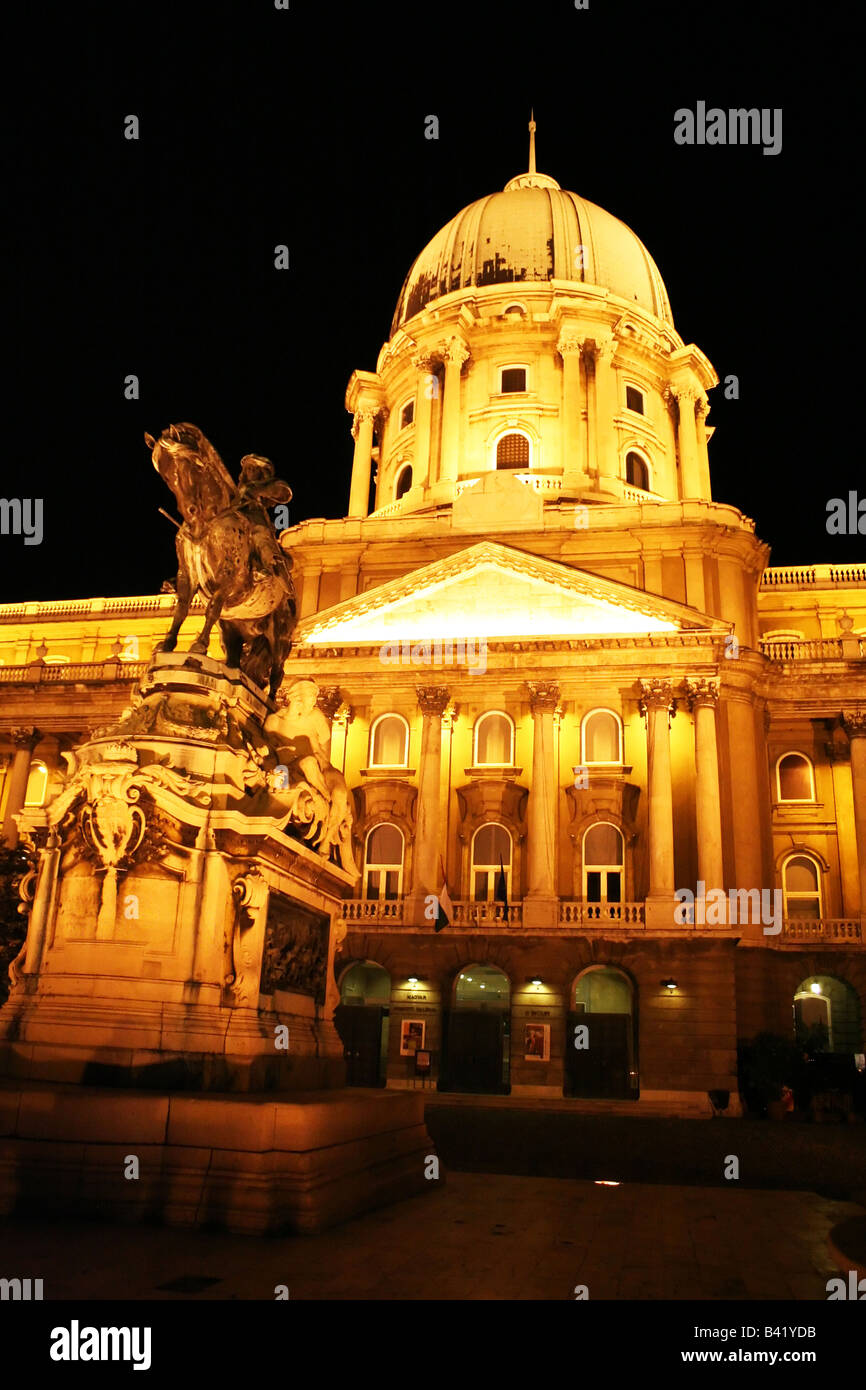 König Palast Ungarn Budapest Stockfoto