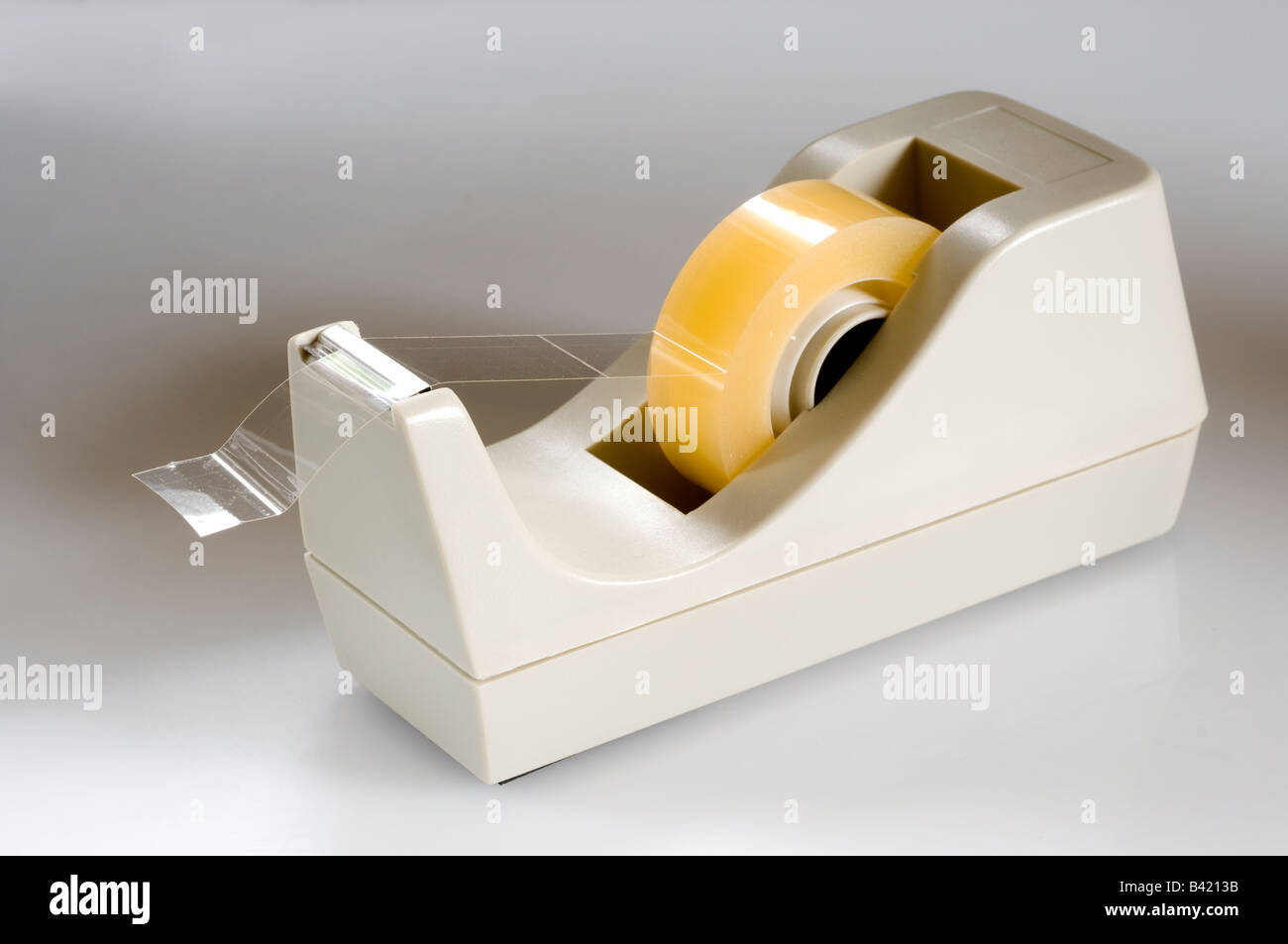 Sticky Tape und Halter Stockfoto