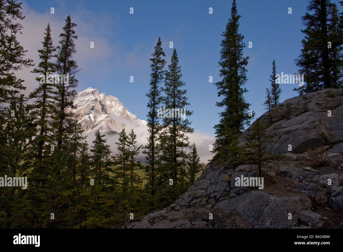 Mountain View - Banff, Alberta, Kanada Stockfoto