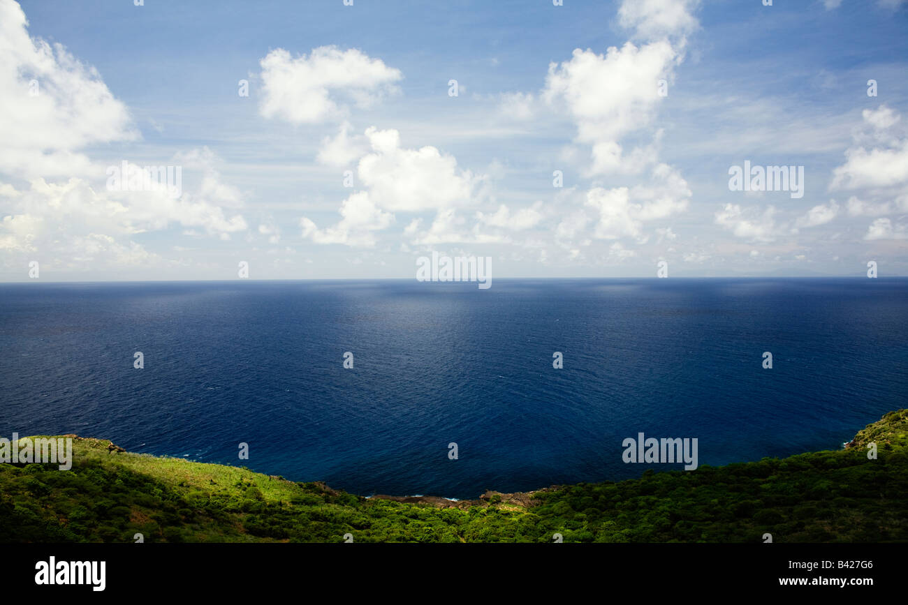 Die Karibik betrachtet von Shirley Heights in Antigua Stockfoto
