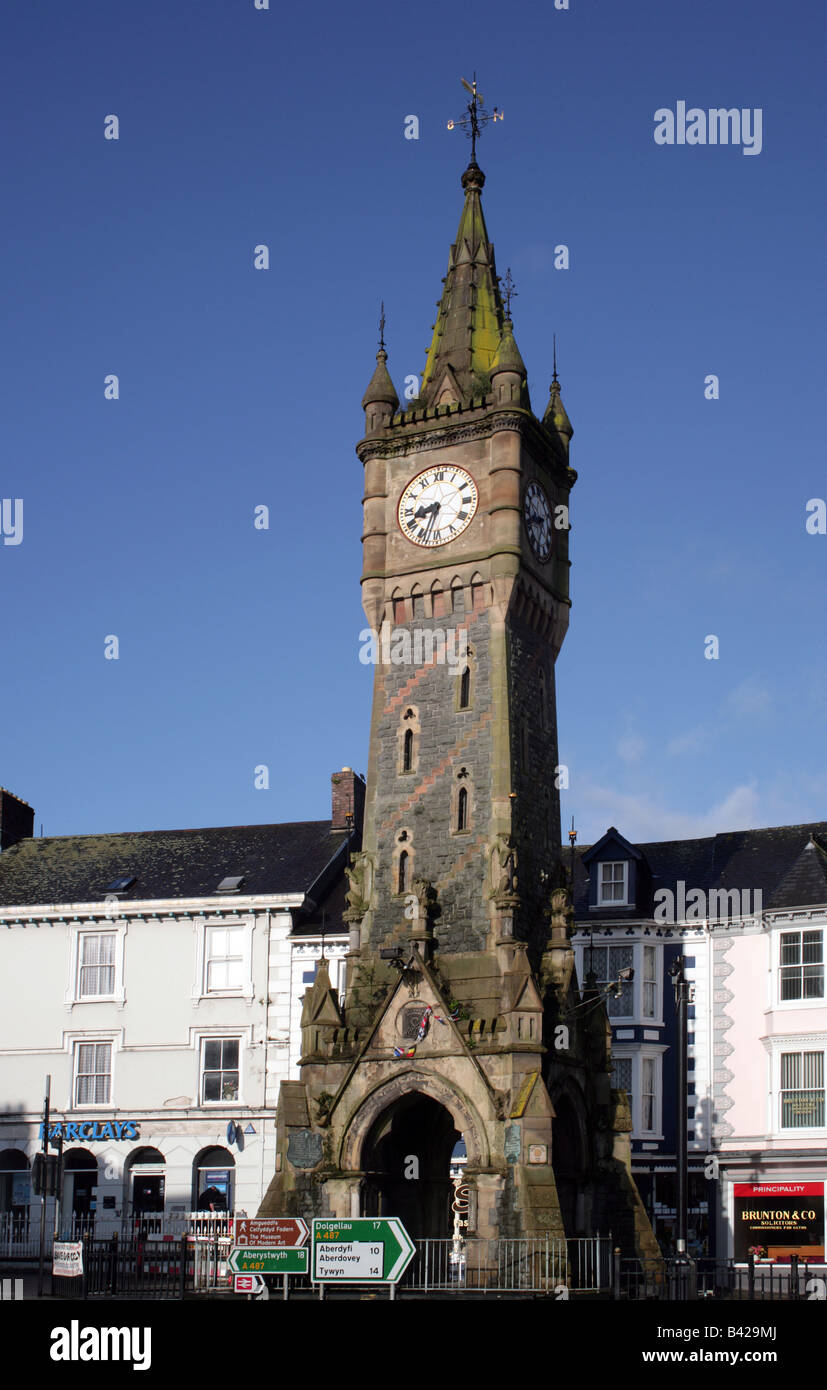 Machynnleth alte Hauptstadt von Wales südlichen Snowdonia Stockfoto