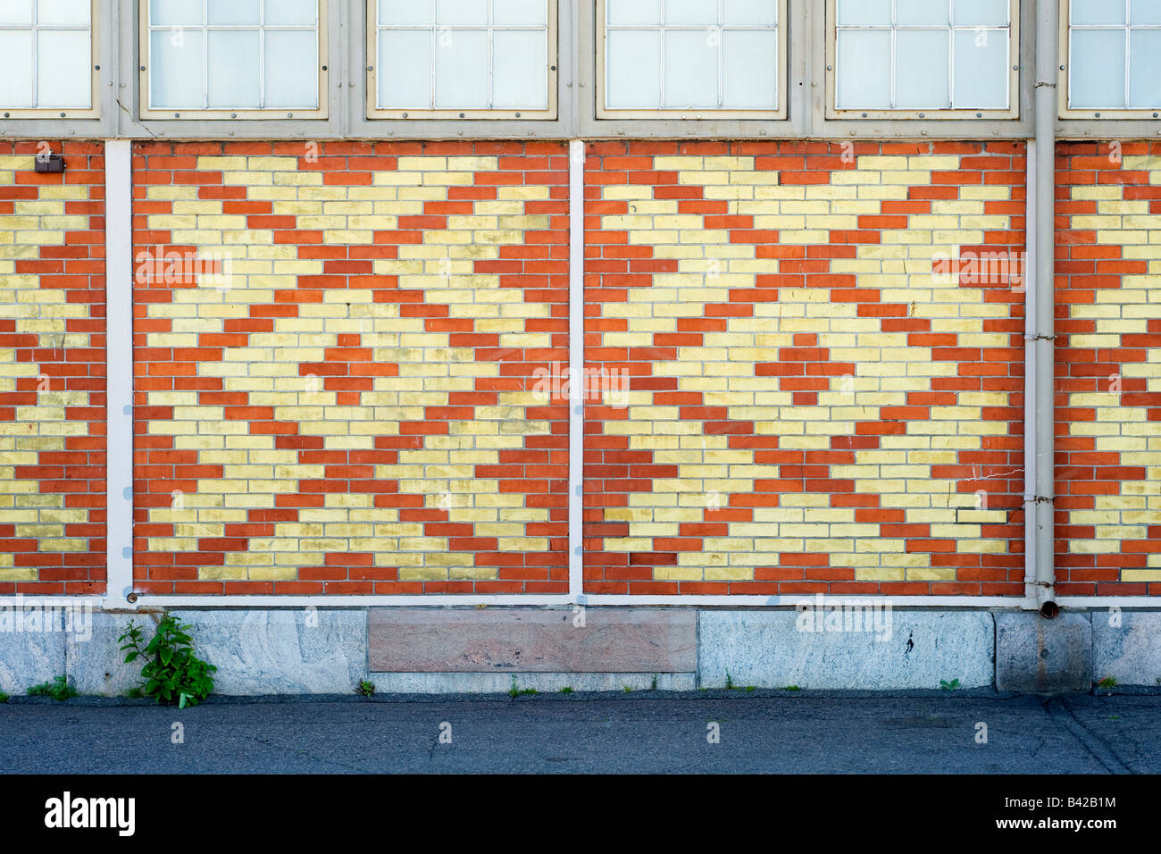 Detail der Wanha Kauppahalli, alte Markthalle am Markt Platz, Kauppatori, Helsinki, Finnland. Stockfoto