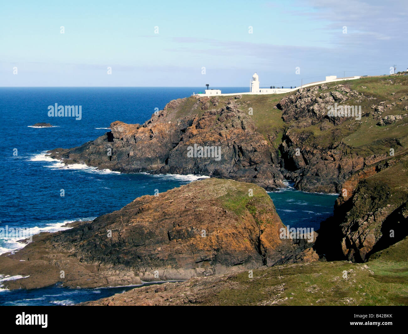 Pendeen Watch Leuchtturm, Cornwall Stockfoto