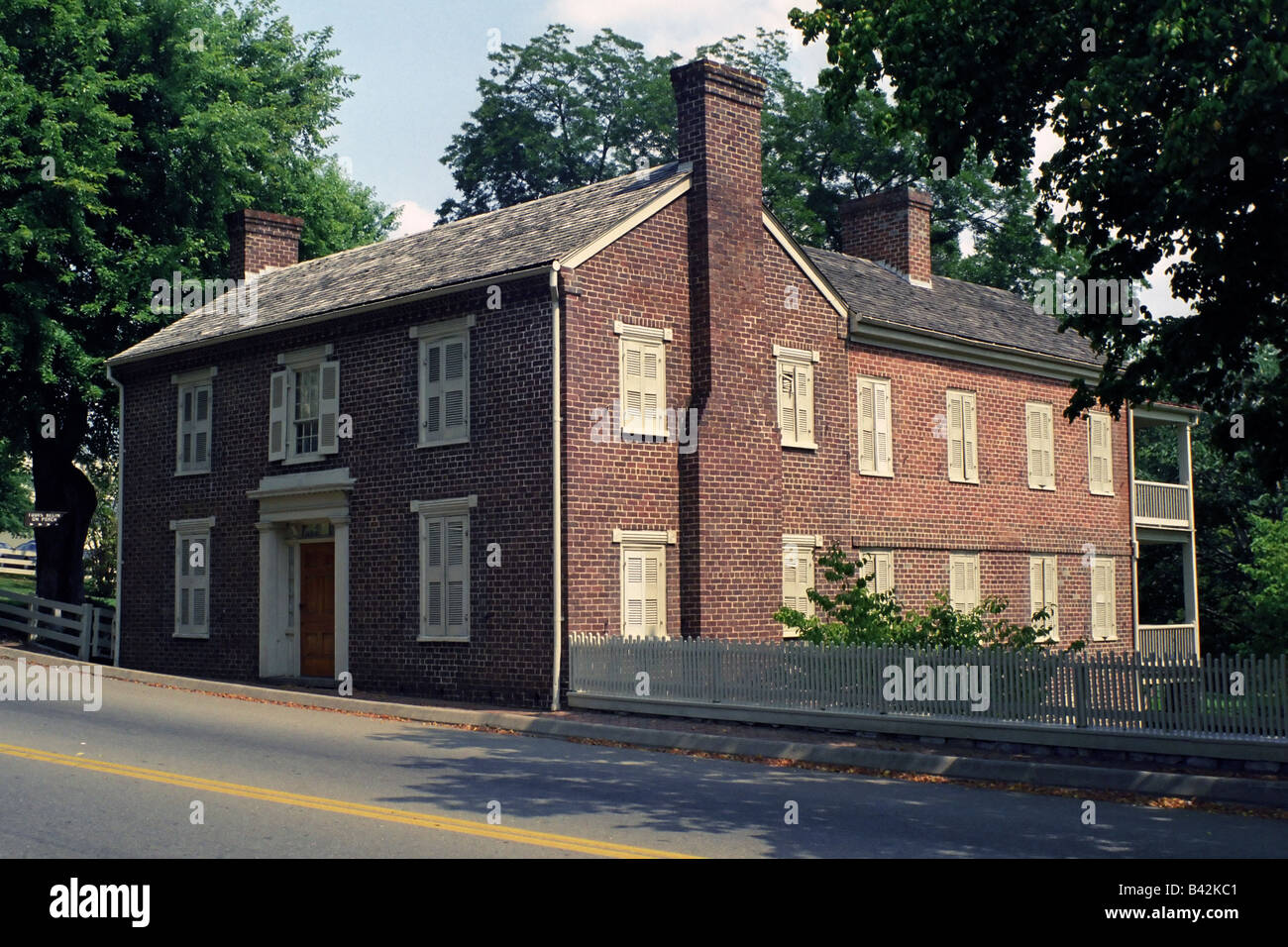 Andrew Johnson National Historic Site in Greenville, Tennessee. Heimat der 17. Präsident der Vereinigten Staaten 1865-1869 Stockfoto