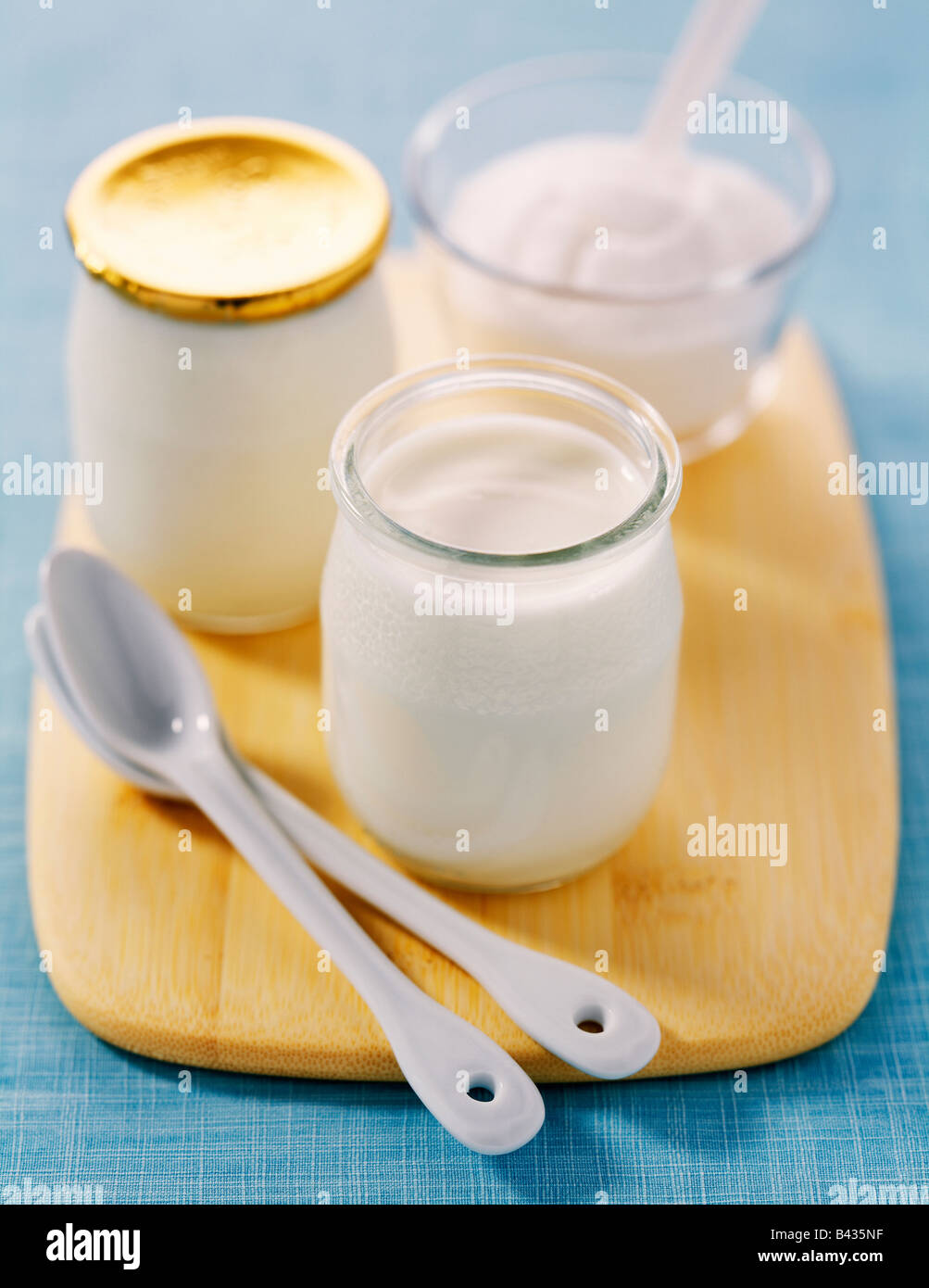 plain Joghurt Stockfoto
