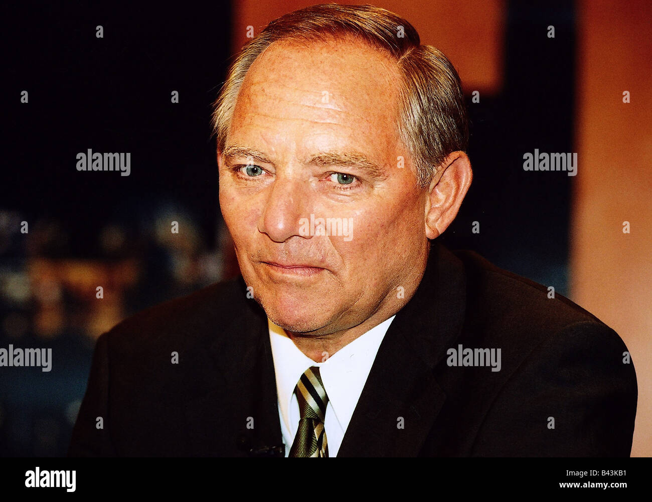 Schaeuble, Wolfgang, Dr. jur., * 18.9.1942, deutscher Politiker (CDU), Porträt, August 2002, Stockfoto