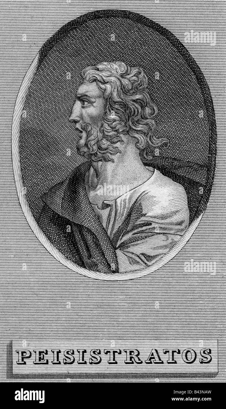 Peisistratos, 602 527 v. Chr., Tyrannt von Athen 559527 v. Chr