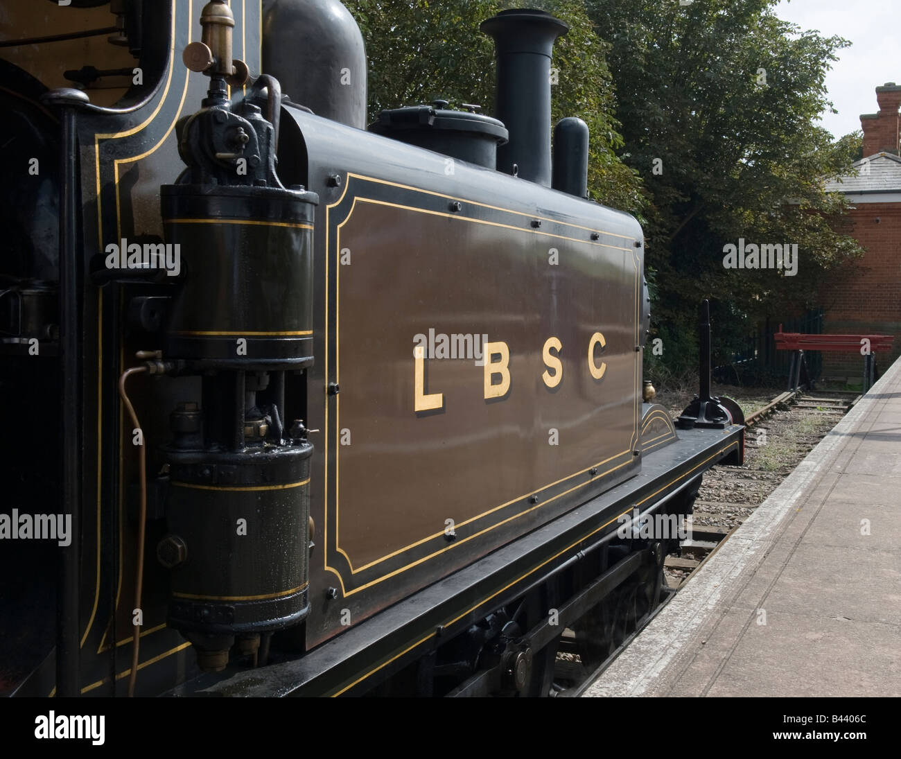 Terrier-Dampf-Lokomotive - 1 Stockfoto