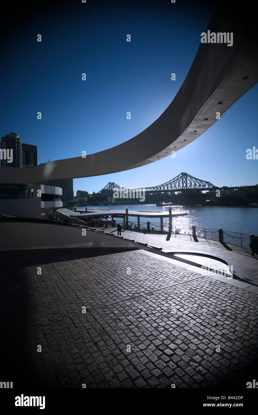 Riverside in der CBD Brisbane, Queensland, Australien Stockfoto