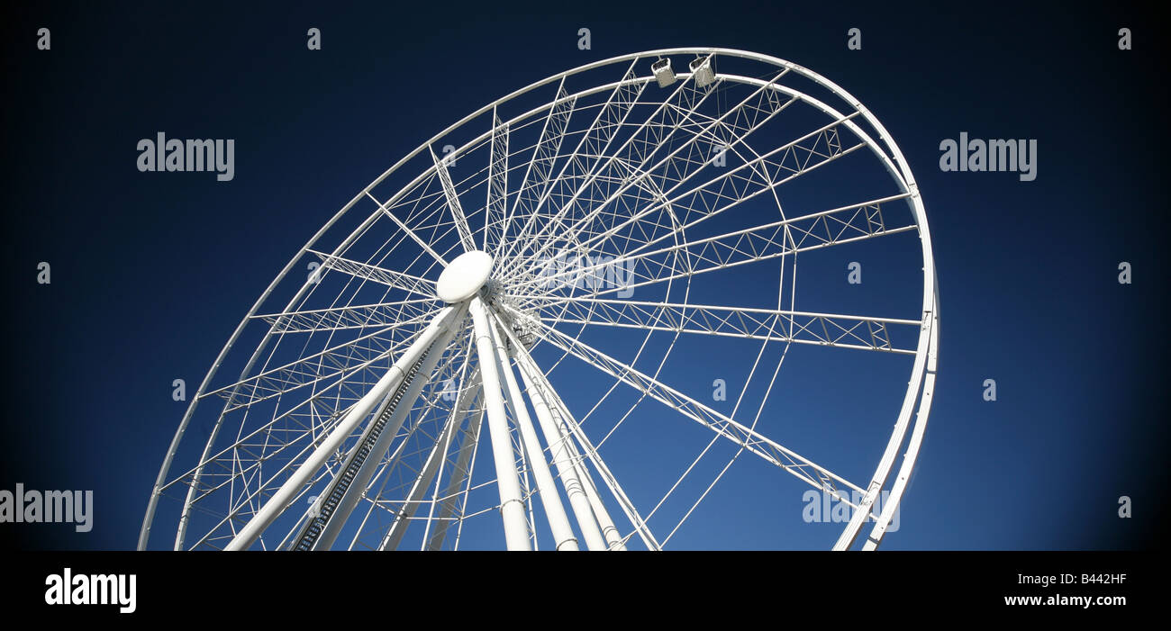Das Wheel of Brisbane in Bau, South Bank, Brisbane, Australien Stockfoto