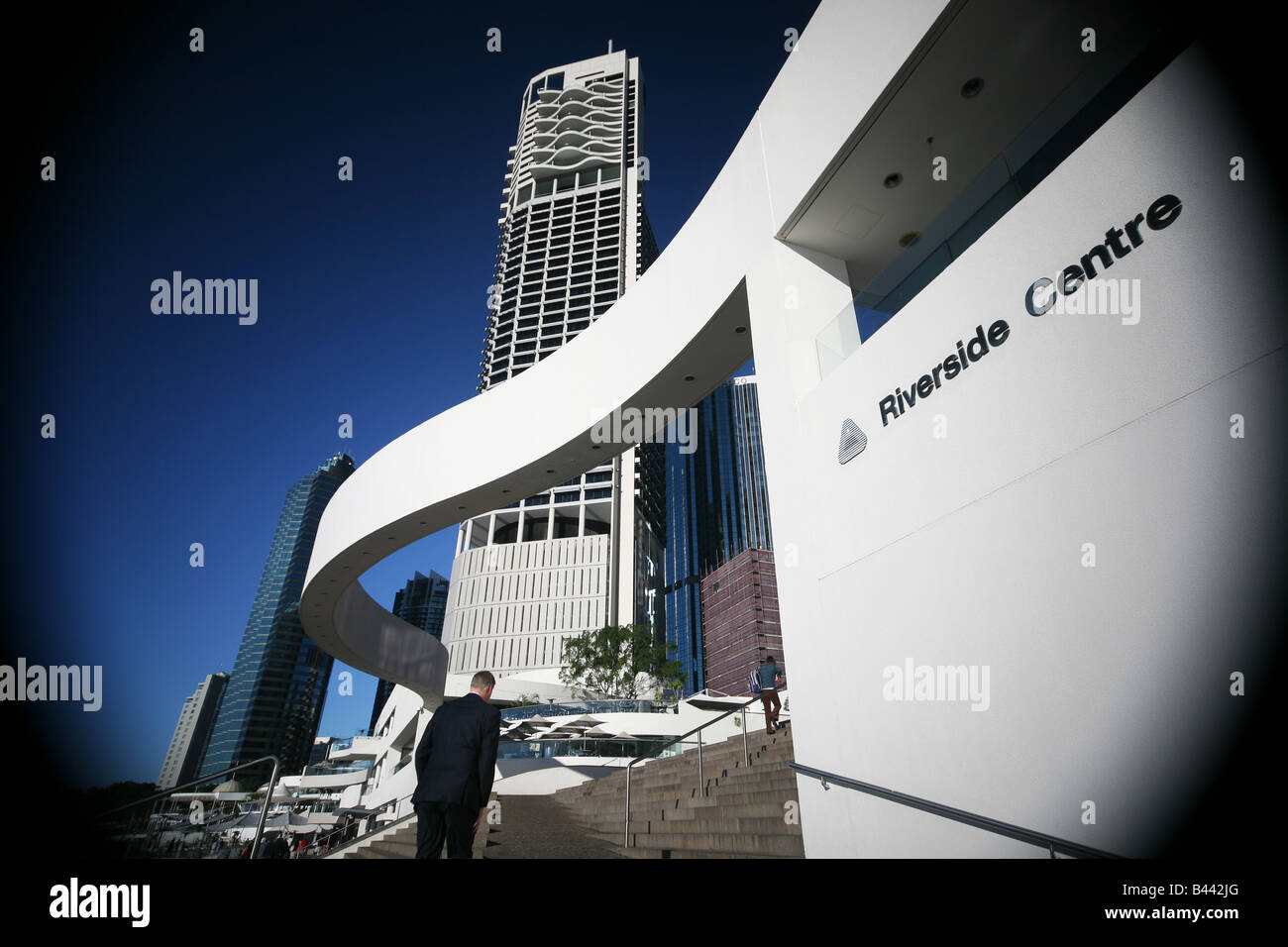 Riverside in der CBD Brisbane, Queensland, Australien Stockfoto