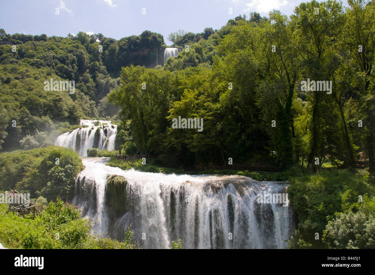 Marmore Wasserfall, Umbrien, Italien, Europa Stockfoto